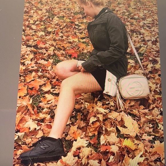 New Balance shoe sneakers size 2 (European 33.5) back leather runner sneakers - Picture 8 of 8